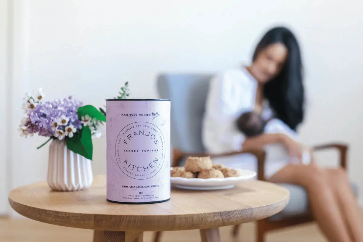 Franjos kitchen - choc chip lactation cookies Birds & Bees baby boutique