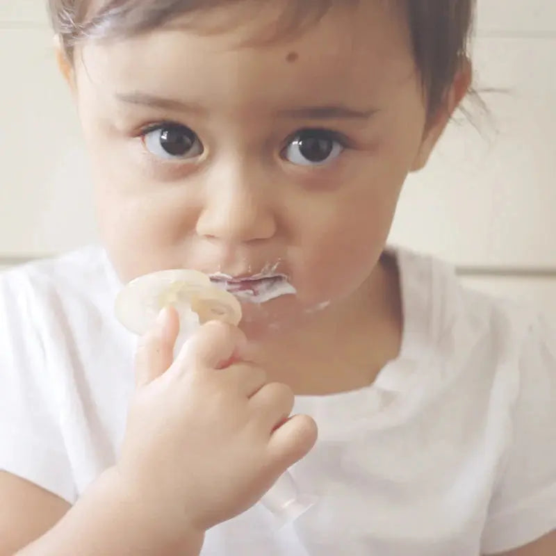 Haakaa - Kids Oral Care Set - Blush - Birds & Bees baby boutique