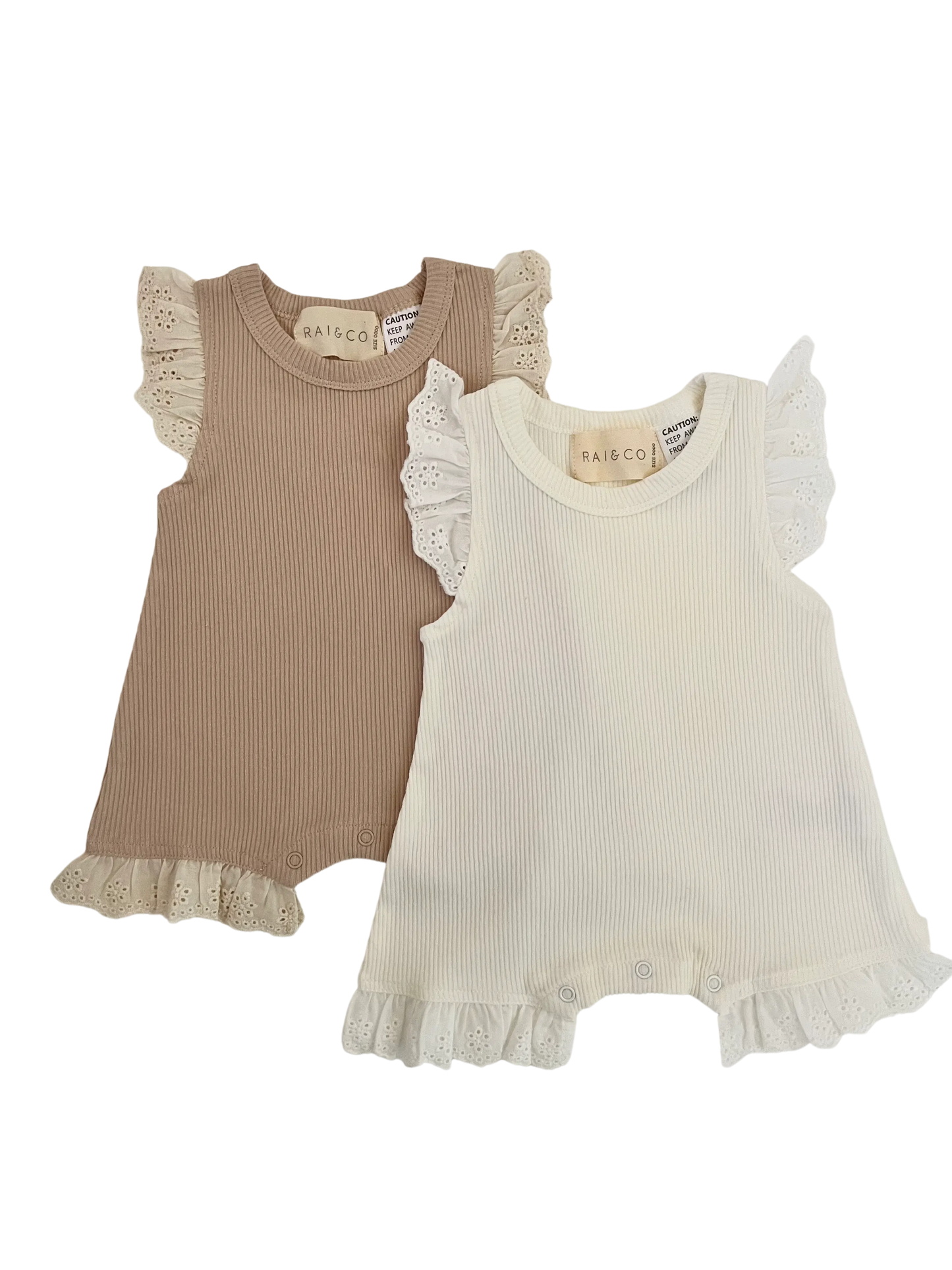 Rai & Co lace frill romper Rai & Co