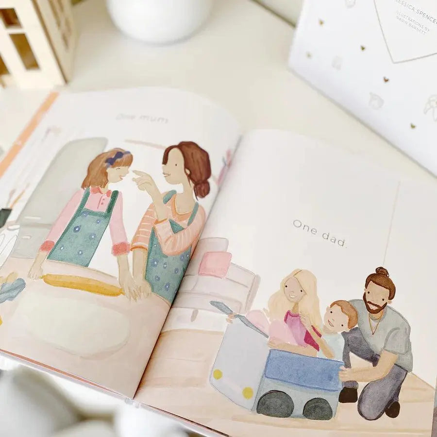 Adored Illustrations - My Family - Birds & Bees baby boutique