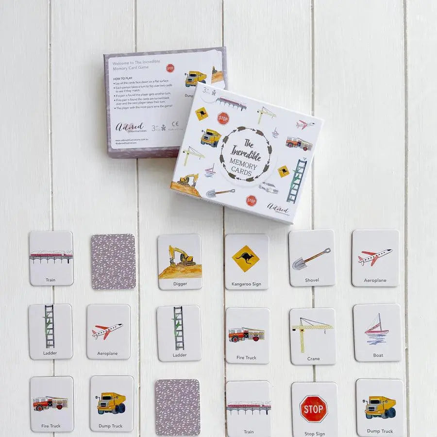 Adored Illustrations - The Incredible Memory Card Game - Birds & Bees baby boutique