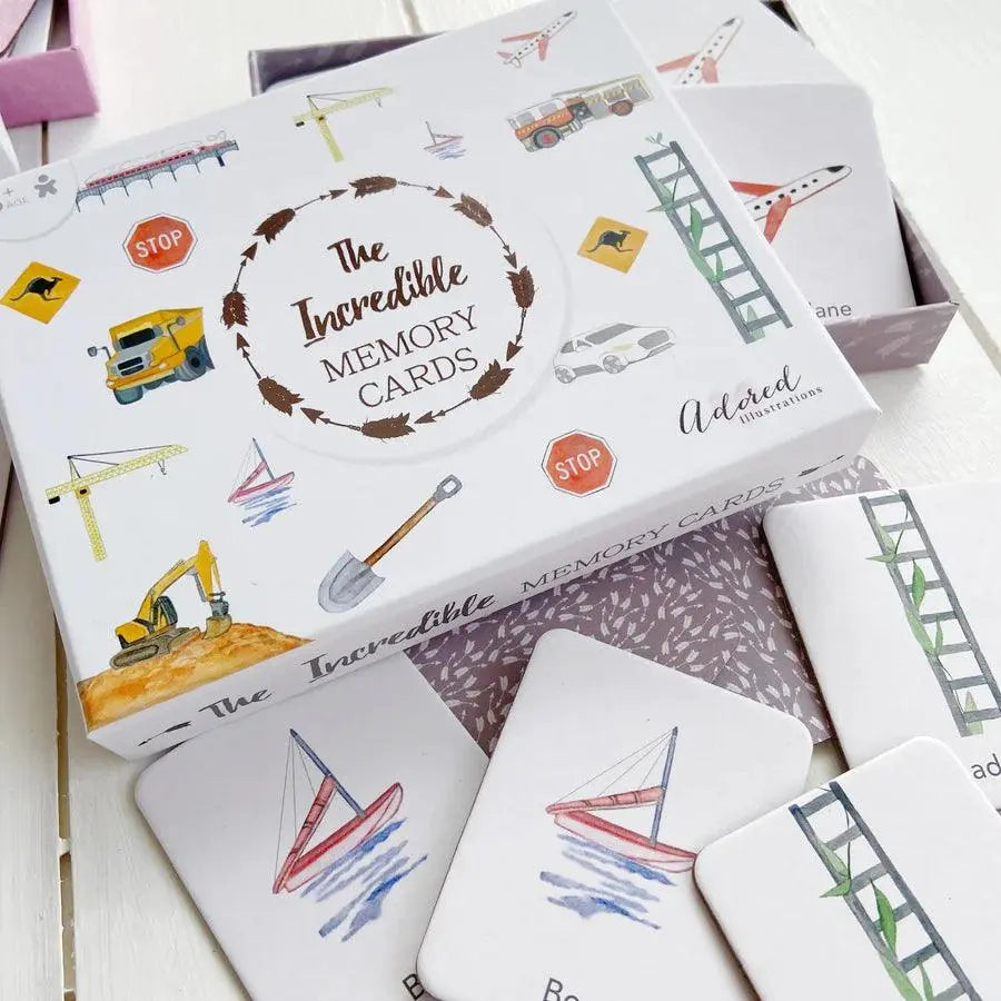 Adored Illustrations - The Incredible Memory Card Game - Birds & Bees baby boutique