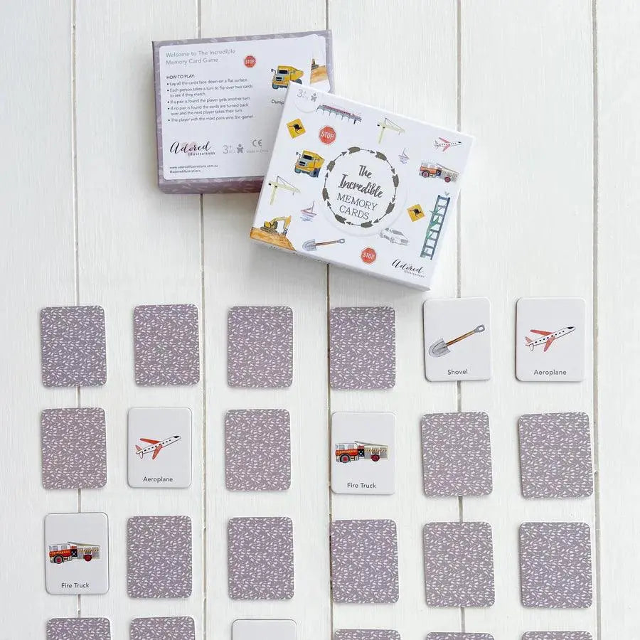 Adored Illustrations - The Incredible Memory Card Game - Birds & Bees baby boutique