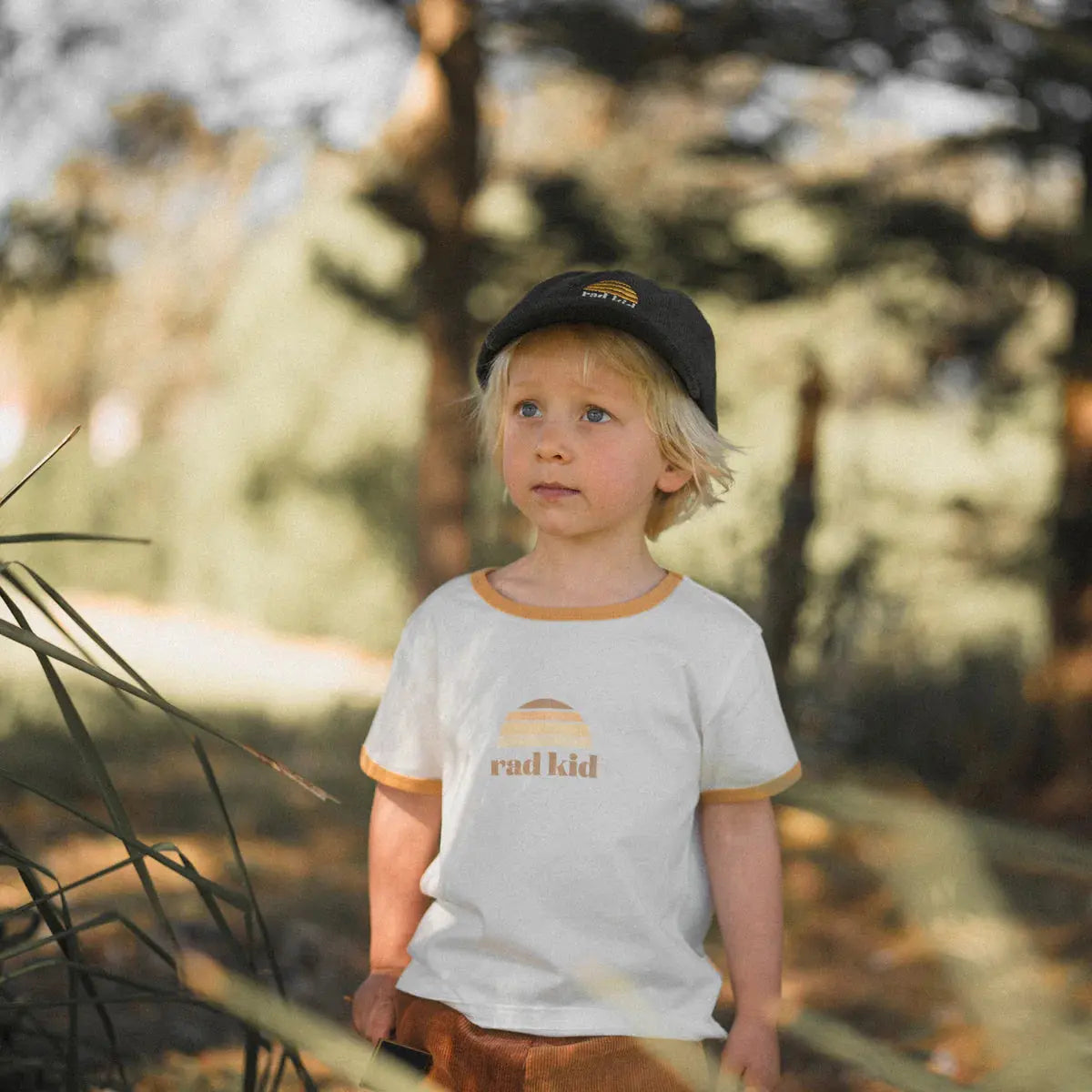 Banabae rad kid primary ringer tee Bohemian Bright