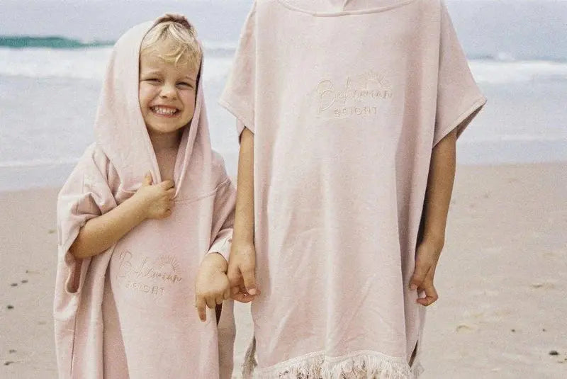 Bohemian Bright - Golden Sands Mini's Hooded Towel - Birds & Bees baby boutique