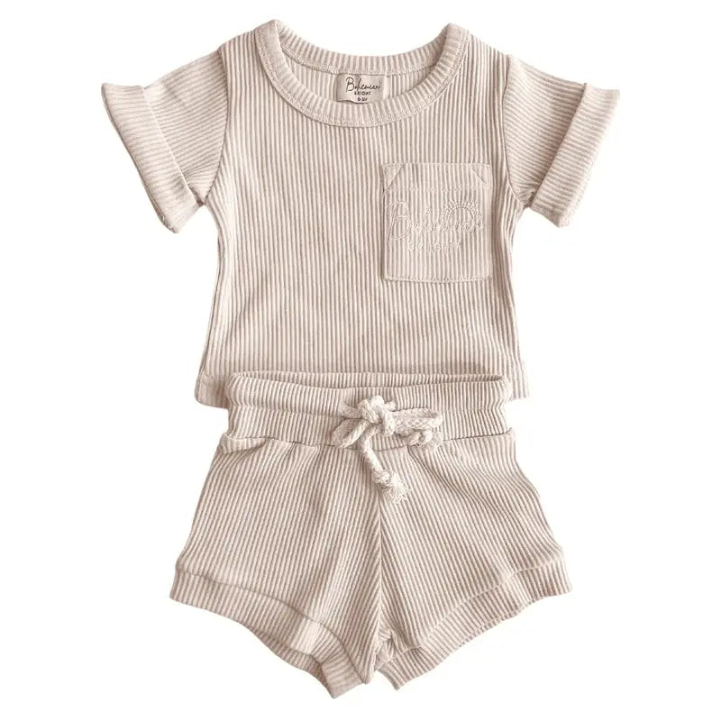 Bohemian Bright - Sand Seaside Cotton Set - Birds & Bees baby boutique