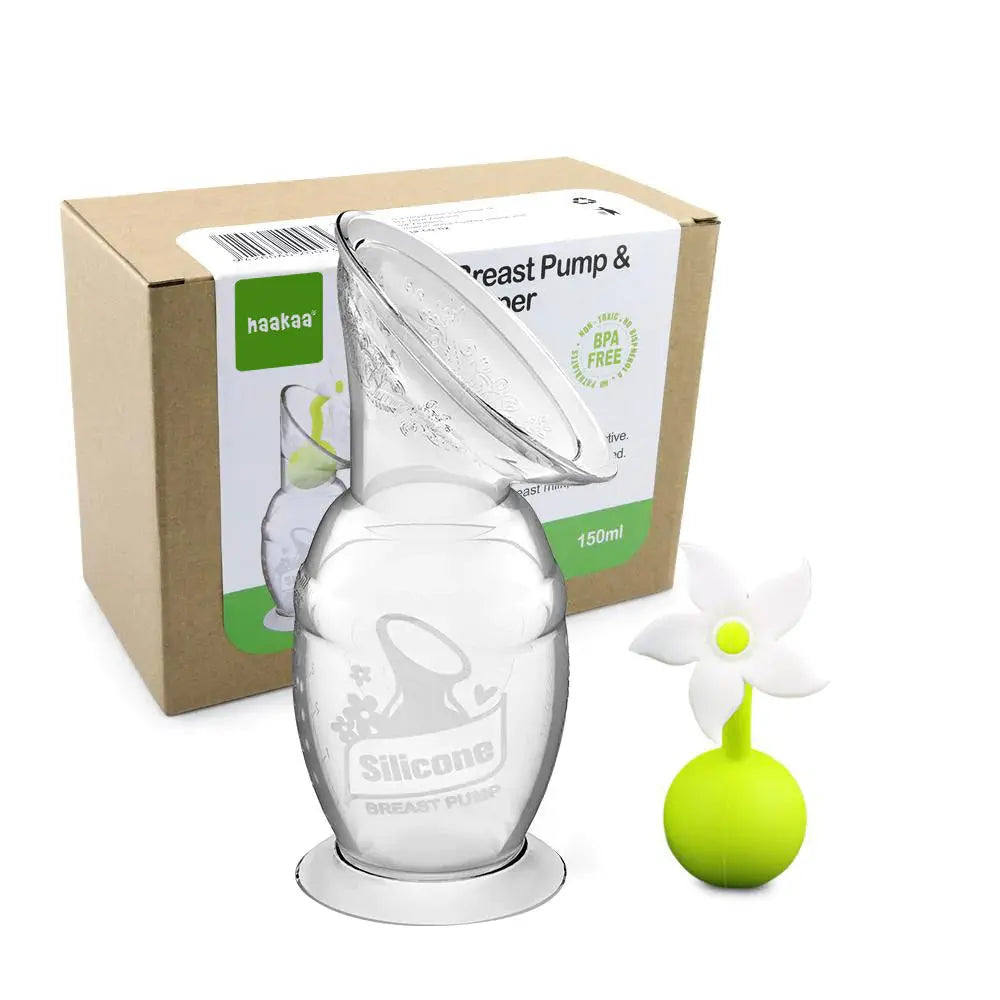 Haakaa - Generation 2 150ml Pump and Stopper Gift Box - White - Birds & Bees baby boutique
