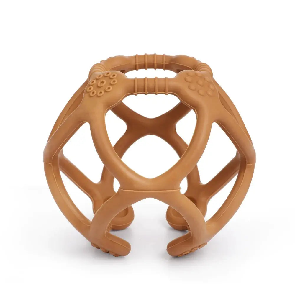 Haakaa - Silicone Teething Ball - Rust - Birds & Bees baby boutique