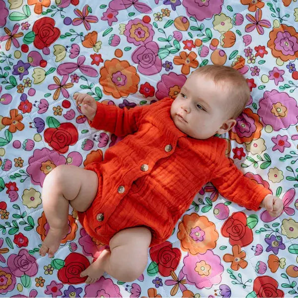 IZIMINI - Paloma Picnic Rug - Birds & Bees baby boutique