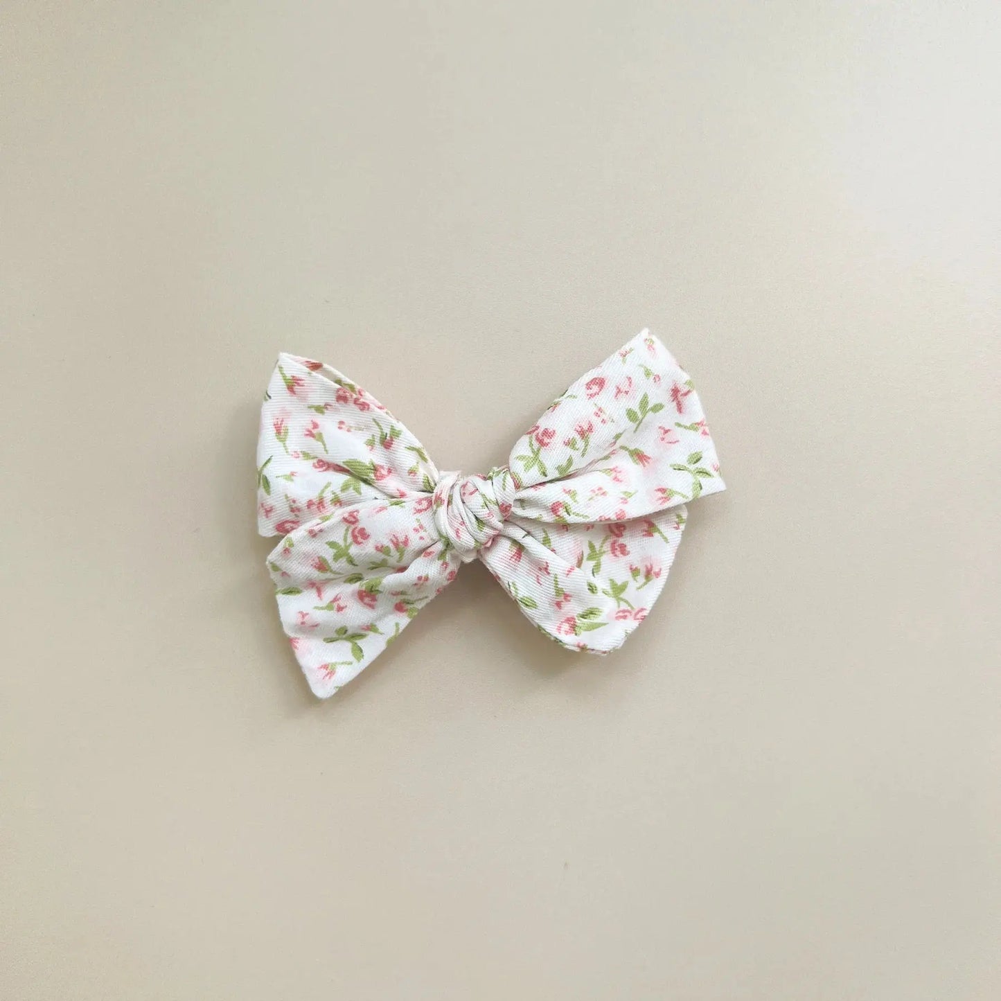 Little and Fern - Pinwheel Bow - Pink Dainty Floral - Birds & Bees baby boutique
