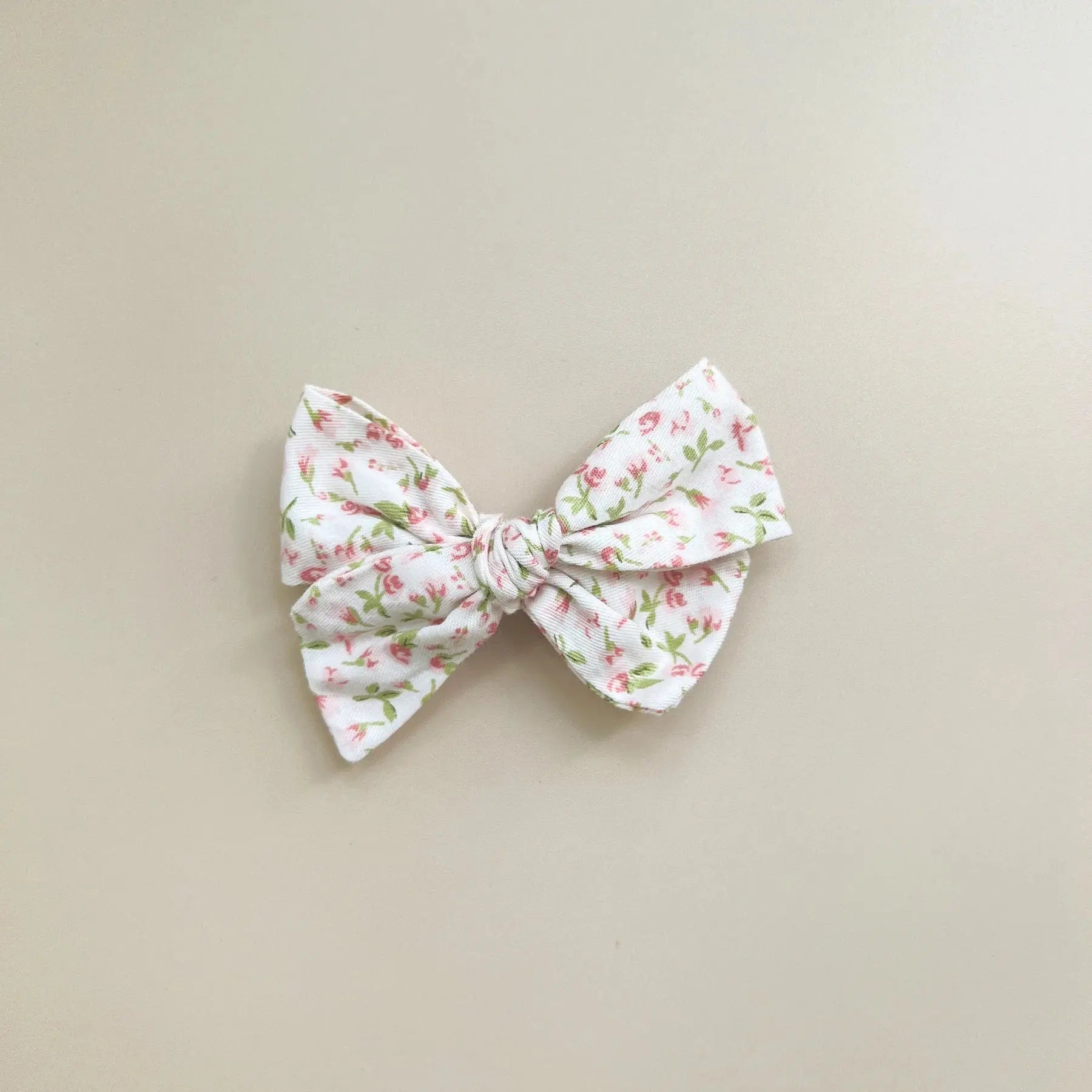 Little and Fern - Pinwheel Bow - Pink Dainty Floral - Birds & Bees baby boutique